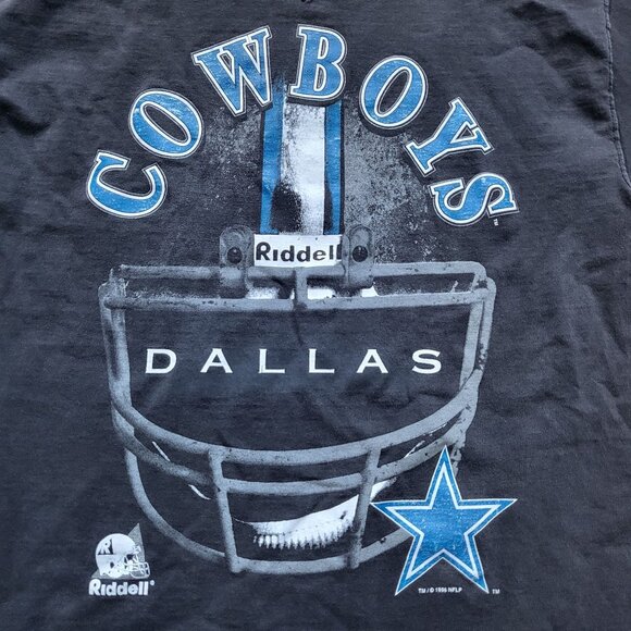 Signal Sports Other - NFL Dallas Cowboys Football Helmet Vintage 90s 1996 Riddell Crew Shirt Large USA